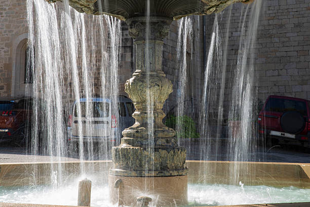 Water fountain with copper spout