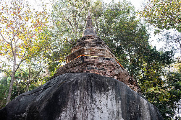 An iconic Buddhist temple in Chiang Saen district in Chiang Rai province of Thailand.