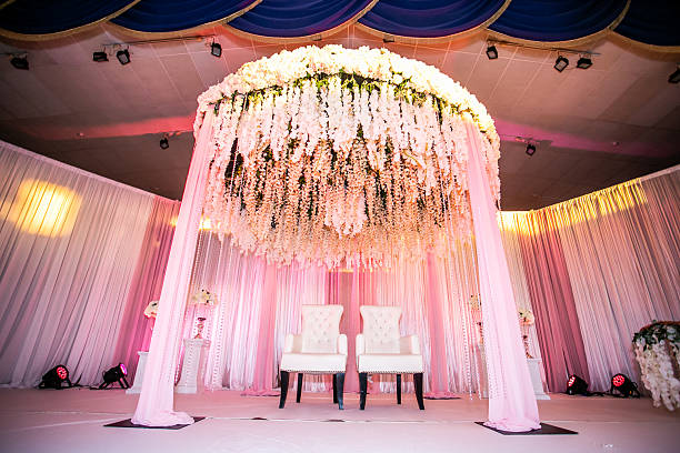 istock Indian traditional wedding ceremony interiors and decorations 2239276943