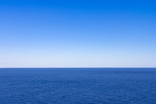 A calm blue ocean during a sunny day