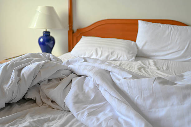 istock Relaxed Couple in Bedroom After Workday 2239286051