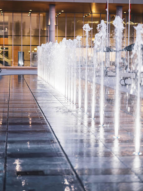Windsor, Ontario, Canada - January 09, 2020:  The Windsor, Ontario City Hall Campus area.