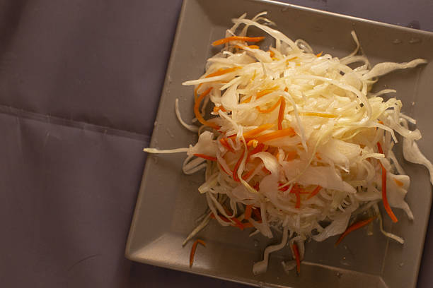Vegetable salad served as a meal, showing fresh ingredients mixed together and reflecting healthy nutrition and everyday dining culture.