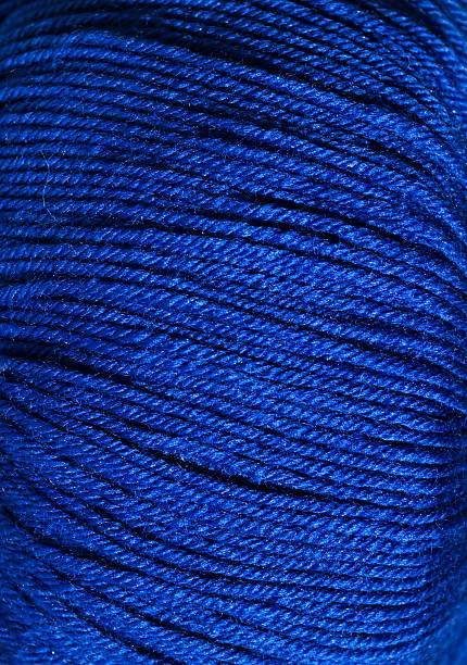 istock The yarn is a vibrant, rich royal blue with a subtle sheen. 2239318542