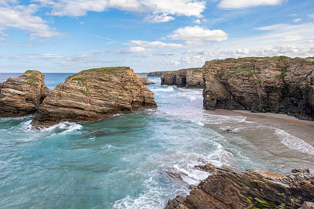 istock Las Catedrales Beach, a natural paradise in Lugo 2239320509