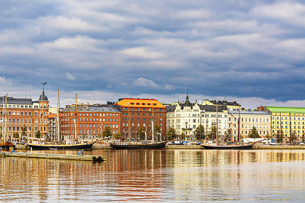 istock Sailing ships and historic buildings in Helsinki, Finland 2239321443