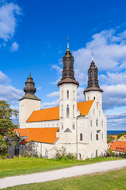 istock View of Visby Cathedral on Gotland, Sweden 2239321470