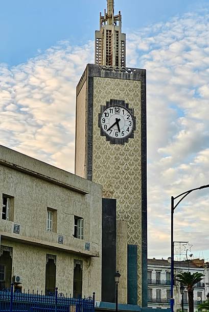 istock Annaba Railway Station Clock Tower, Colonial Architecture in Algeria 2239331188
