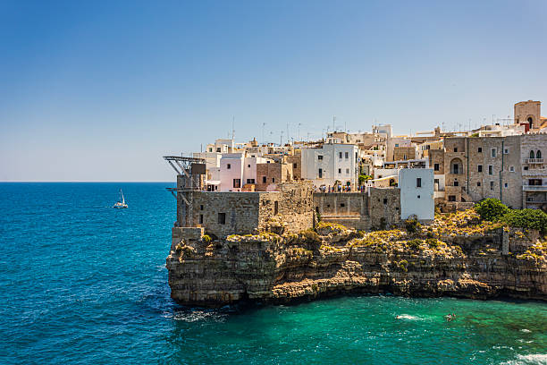 istock Cliffside view of Polignano a Mare coast 2239331849