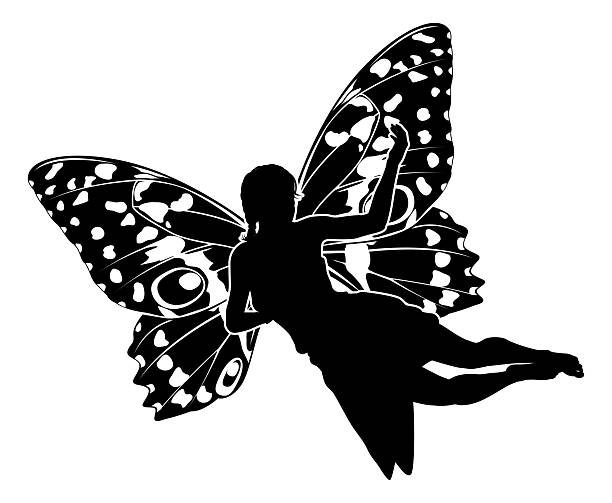 istock A Fairy in Silhouette With Butterfly Wings 2239339358