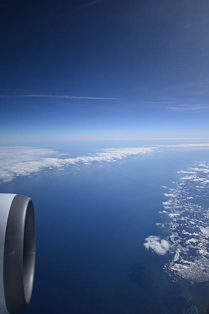 istock View of cloud, sea and sky from Airplane 2239344897