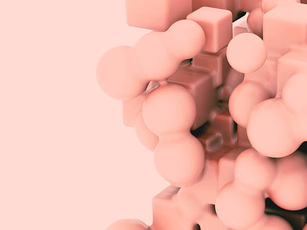 istock 3D soft peach morphing cubes and spheres abstract background 2239345898