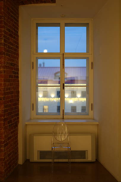 istock A Contemporary Modern Interior Featuring a Stunning Window View During Dusk Hours 2239346698
