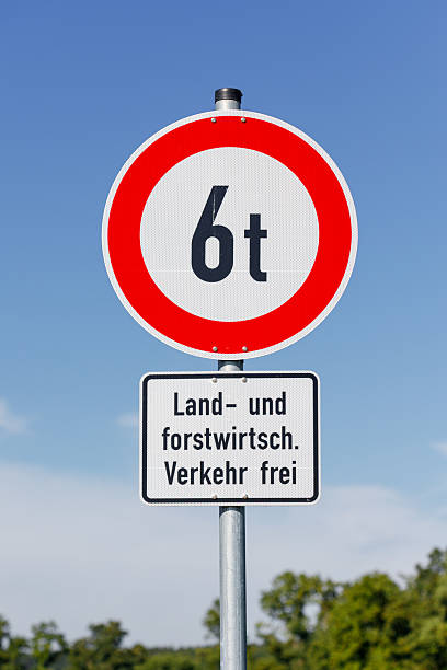 istock German Weight Limit Sign and Traffic Exemption 2239363602