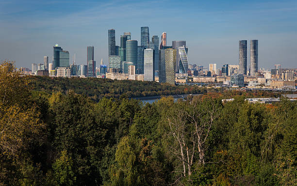 istock Panoramic View of Modern Moscow City Skyline 2239368510