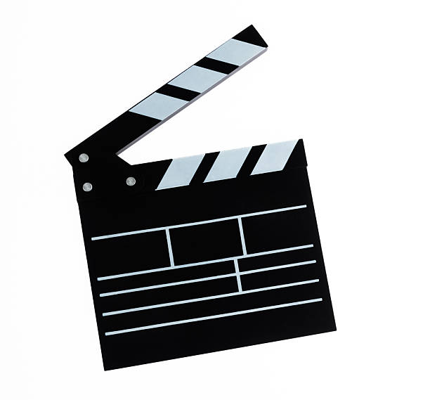 istock Blank film slate on white background 2239372427