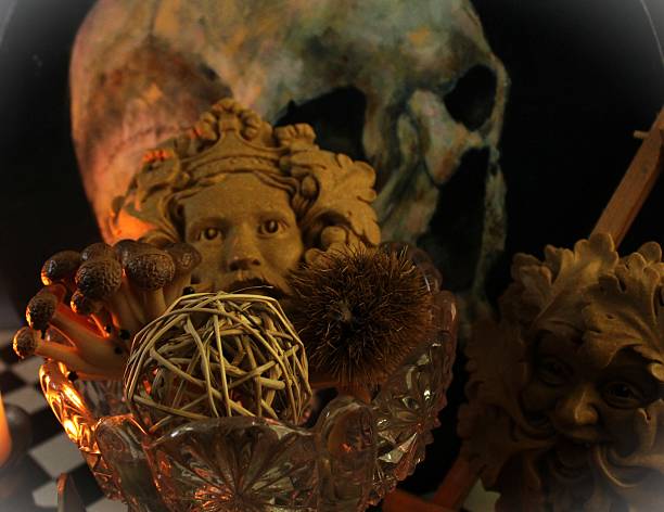 istock Green man/autumnal still life 2239387700