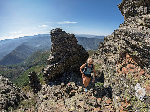 istock Mountain athlete in extreme terrain 2239388514