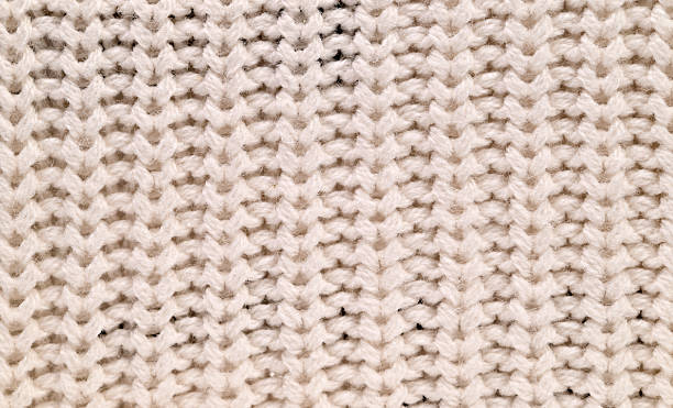 istock A close up of a knitted fabric with a white background 2239402417