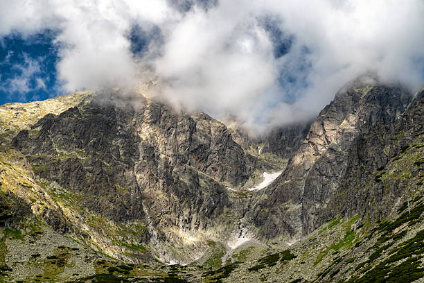 istock Lomnicky stit peak with rocky cliffs and clouds in High Tatras, Slovakia 2239402572