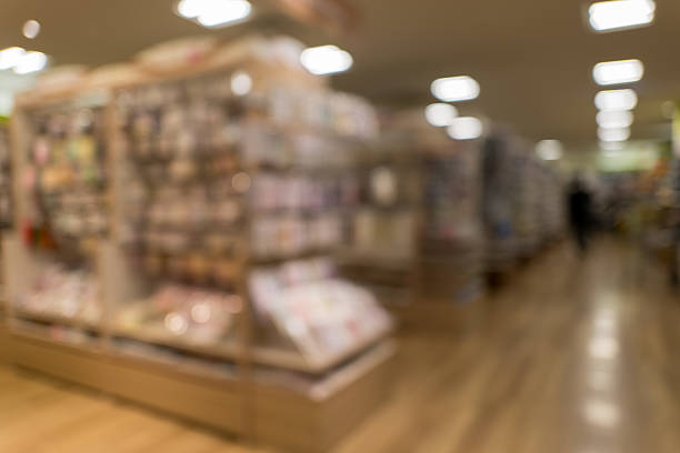 Soft Focus Background of a Discount Store