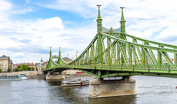 istock The beautiful green Liberty Bridge (or Freedom Bridge) in Budapest, Hungary 2239407428