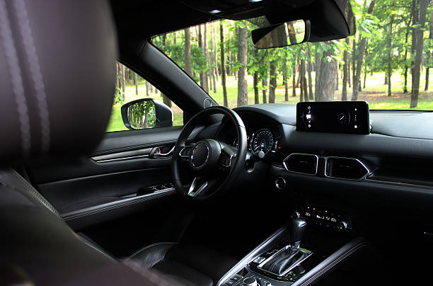 Leather car seat