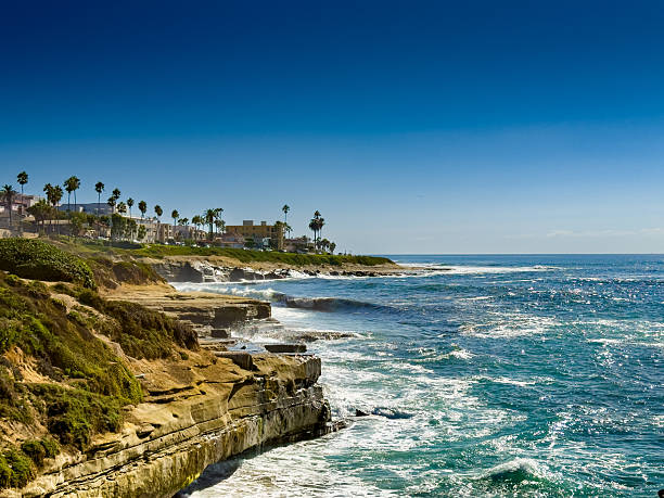 istock The sandstone cliffs and rocky shore of La Jolla 2239422737