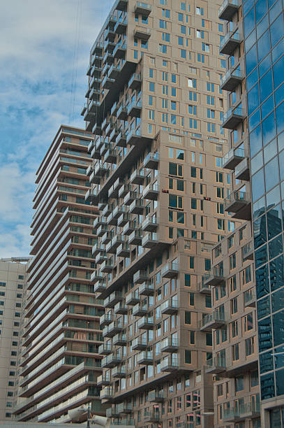 istock Modern residential architecture with geometric balconies in Rotterdam 2239424767