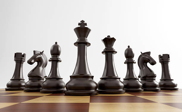 istock Chess pieces in chess board games 2239430504