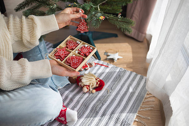 istock Eco-friendly Christmas ornament set 2239448471