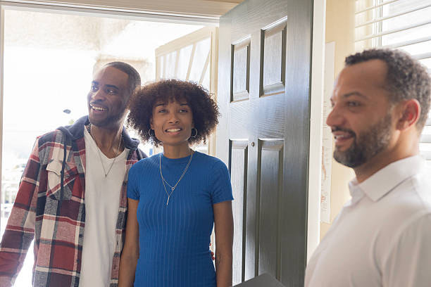 istock House viewing with real estate agent 2239451242
