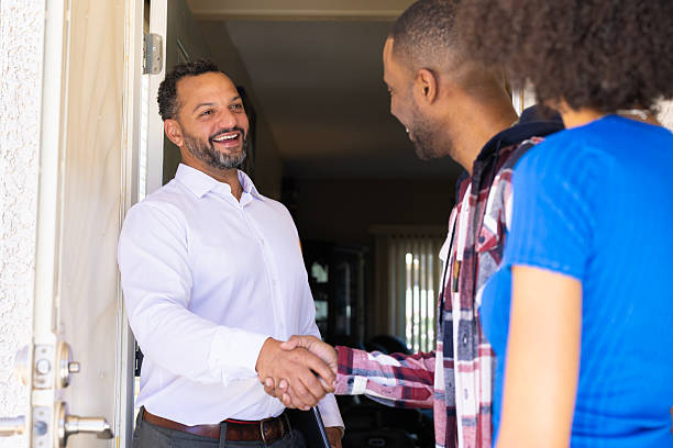 istock House viewing with real estate agent 2239451257