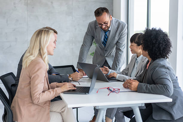 istock Leadership and Collaboration: Gathering Insights in Team 2239461150