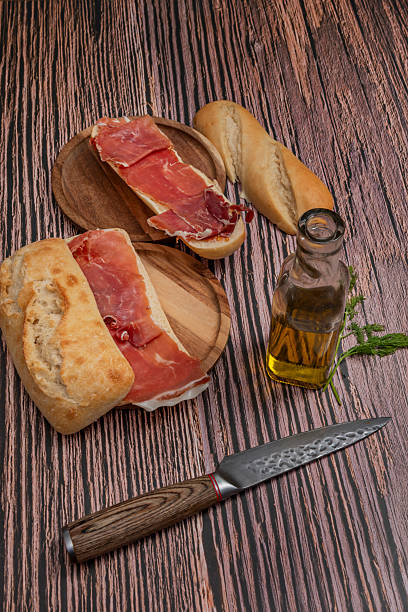 istock Serrano Ham Bocadillo: Although more of a sandwich than a tapa, a miniature version (a montadito) 2239462120