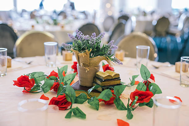 Indian traditional wedding ceremony interiors and decorations