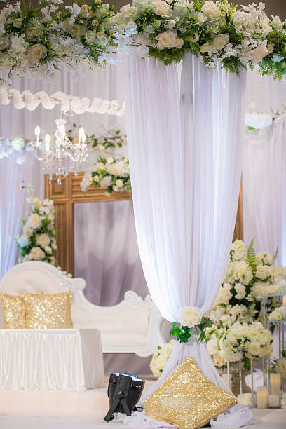 istock Indian traditional wedding ceremony interiors and decorations 2239476589