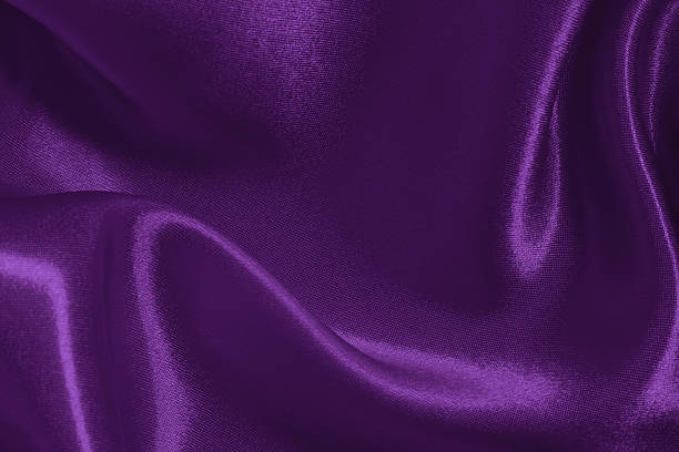 istock Purple fabric cloth texture for background and design art work, beautiful crumpled pattern of silk or linen. 2239481243