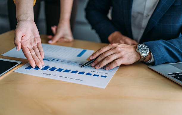 istock Business partners in meeting. 2239489319
