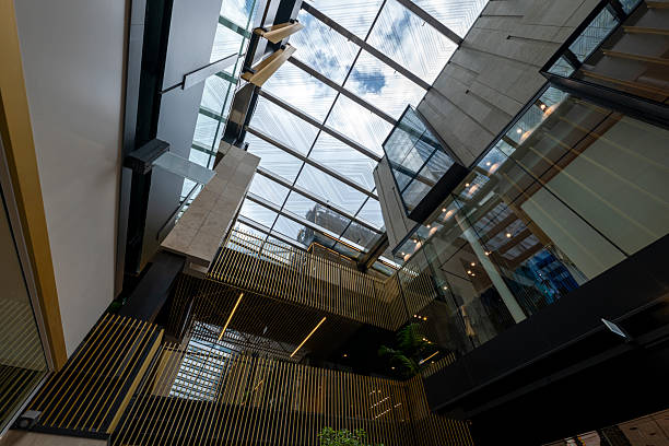 Futuristic office / mall complex in Auckland, New Zeland