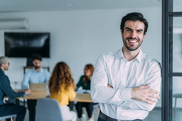 istock Successful businessman in the office. 2239490509