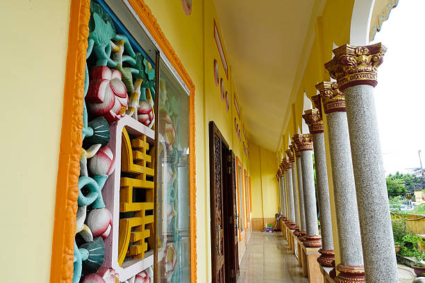Picture of a pair of Chinese door guards painted on a wooden door. They symolically guard the entrance of the Thian Hock Keng Temple at Telok Ayer Street in Singapore. It is the oldest Hokkien Temple, built in 1820 in Singapore.Similar Chinese God Pictures