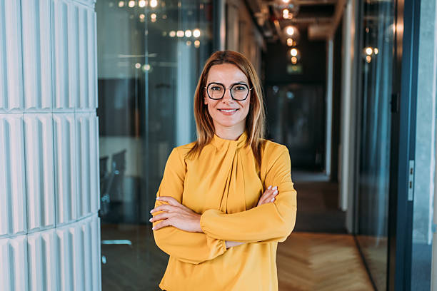 istock Confident businesswoman in modern office. 2239490811