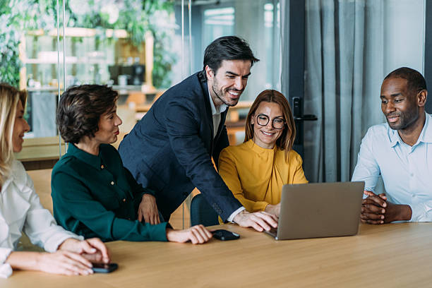 istock Business persons on meeting in the office. 2239490819
