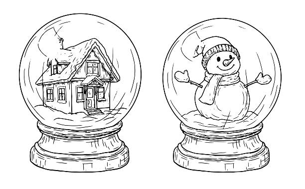 Download Snow Globe Illustration, Snowman In Globe, Christmas ...