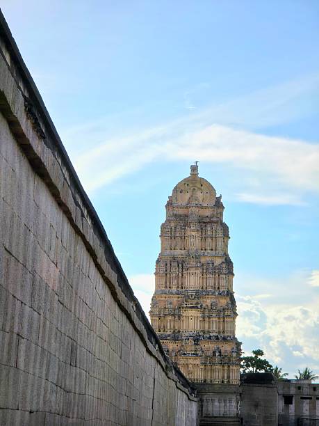Virupaksha Temple tower or Gopuram in Hampi