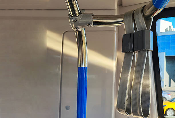 istock Fire safety equipment visible inside public transport vehicle during daytime 2239544467