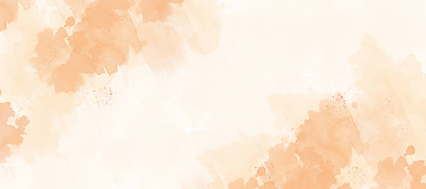 istock Watercolor Light Brown Dust Autumn Abstract Background 2239550720