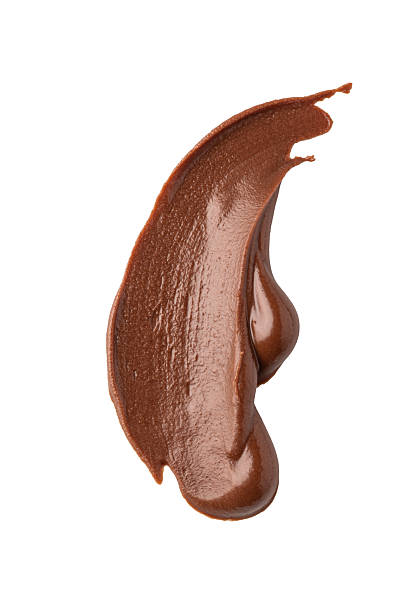 istock Smear of tasty chocolate paste on white background 2239551126