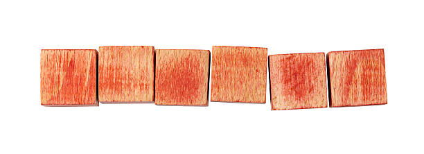 istock six blank red wooden blocks forming a horizontal line 2239554707